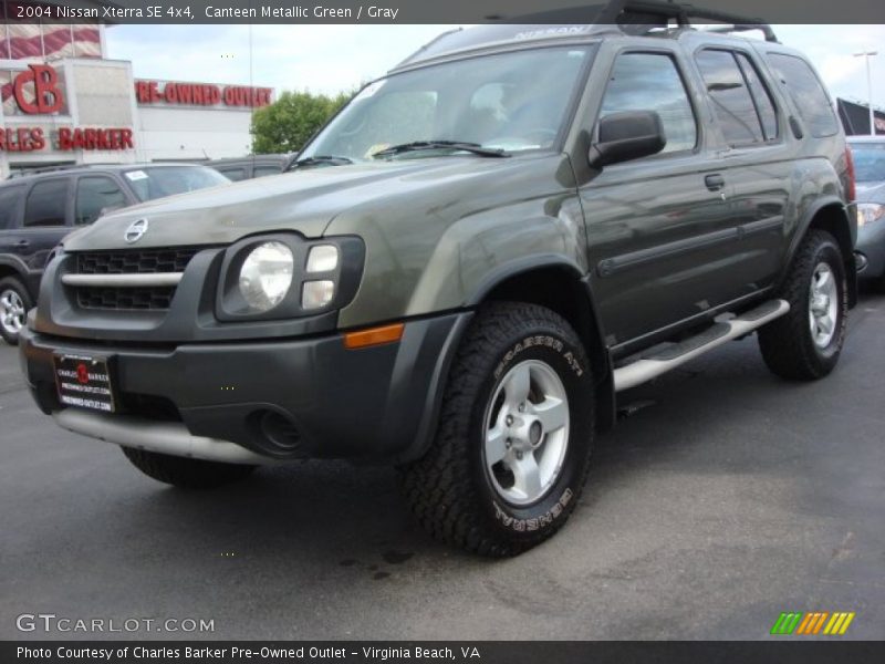 Canteen Metallic Green / Gray 2004 Nissan Xterra SE 4x4