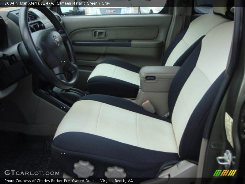 Canteen Metallic Green / Gray 2004 Nissan Xterra SE 4x4