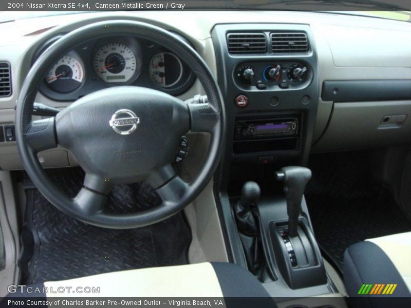Canteen Metallic Green / Gray 2004 Nissan Xterra SE 4x4