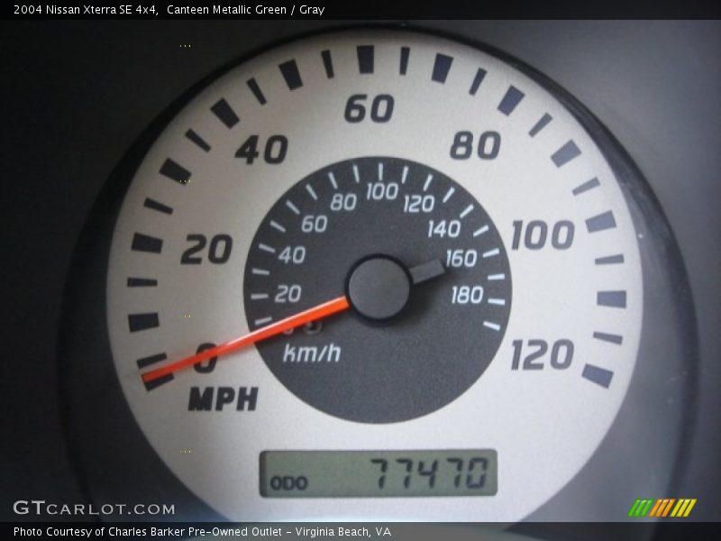 Canteen Metallic Green / Gray 2004 Nissan Xterra SE 4x4
