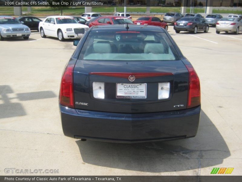 Blue Chip / Light Gray/Ebony 2006 Cadillac CTS Sedan