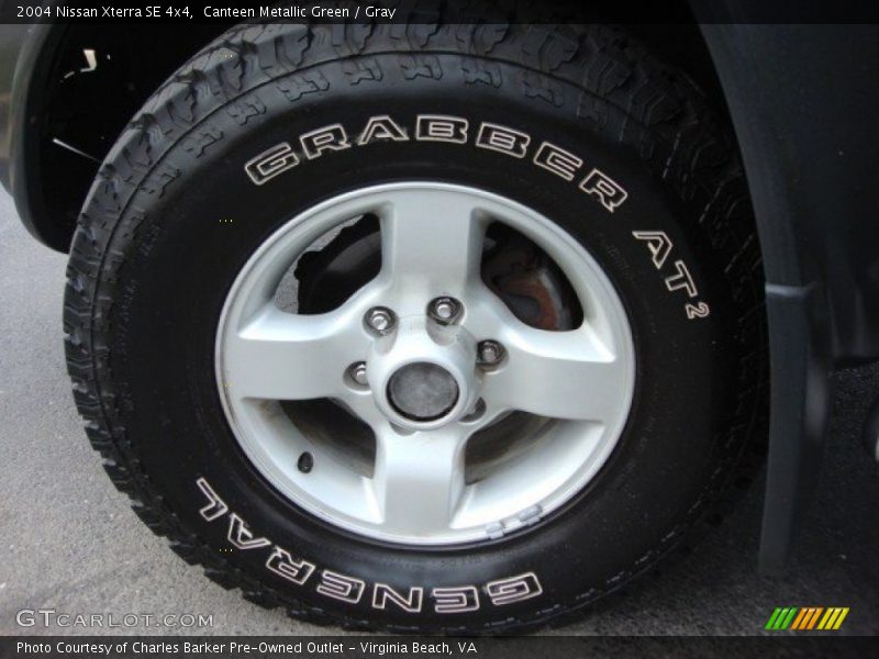 Canteen Metallic Green / Gray 2004 Nissan Xterra SE 4x4