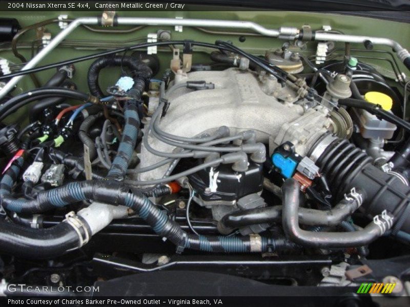 Canteen Metallic Green / Gray 2004 Nissan Xterra SE 4x4