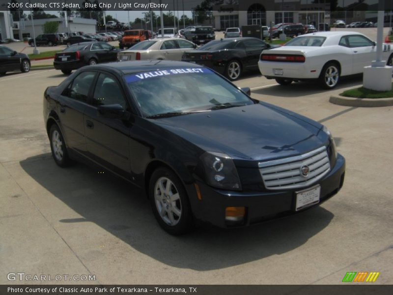 Blue Chip / Light Gray/Ebony 2006 Cadillac CTS Sedan
