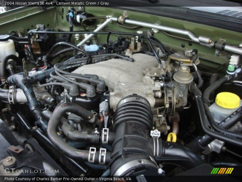 Canteen Metallic Green / Gray 2004 Nissan Xterra SE 4x4