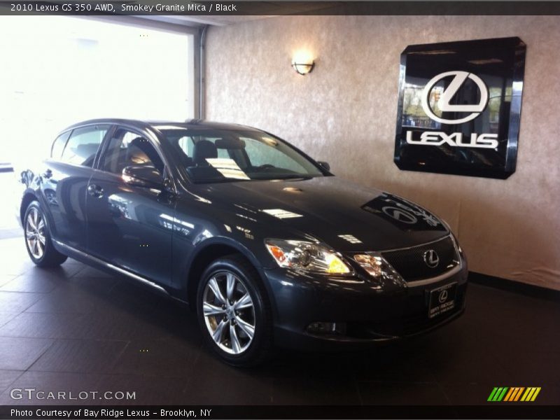 Smokey Granite Mica / Black 2010 Lexus GS 350 AWD