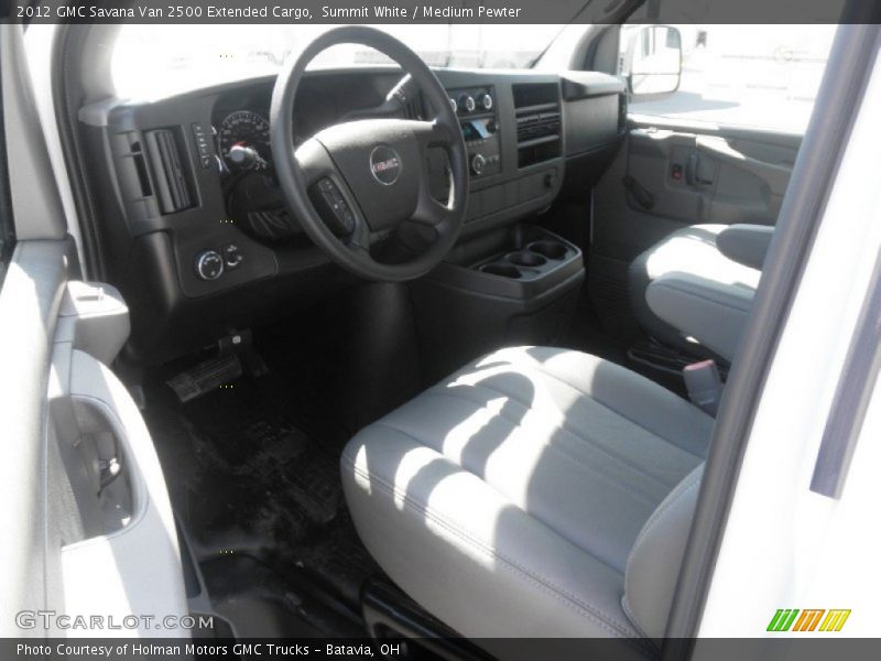 Summit White / Medium Pewter 2012 GMC Savana Van 2500 Extended Cargo