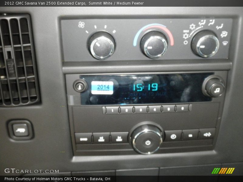 Summit White / Medium Pewter 2012 GMC Savana Van 2500 Extended Cargo