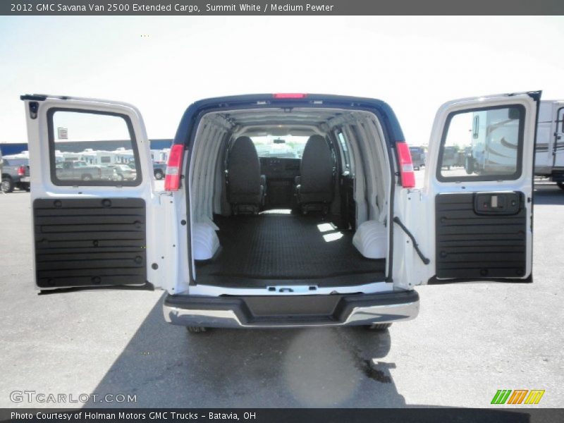 Summit White / Medium Pewter 2012 GMC Savana Van 2500 Extended Cargo