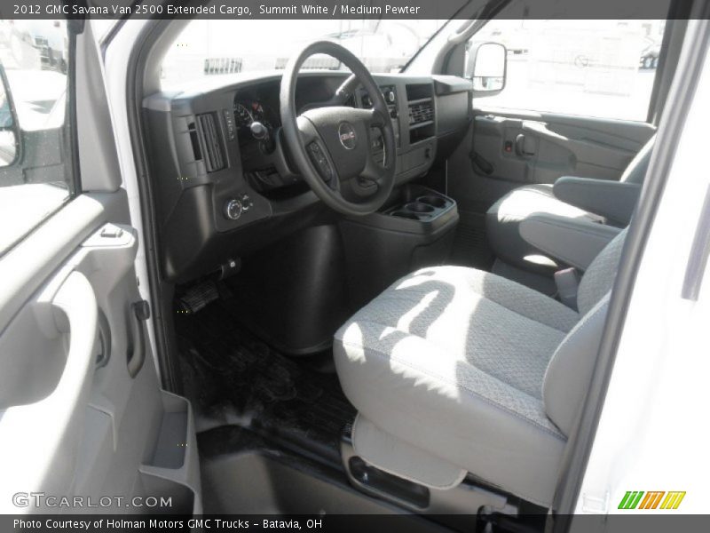 Summit White / Medium Pewter 2012 GMC Savana Van 2500 Extended Cargo