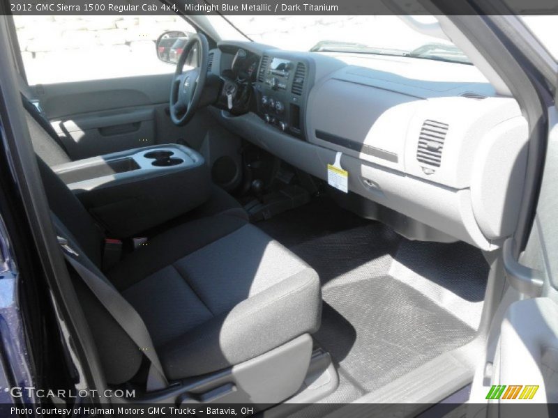 Midnight Blue Metallic / Dark Titanium 2012 GMC Sierra 1500 Regular Cab 4x4