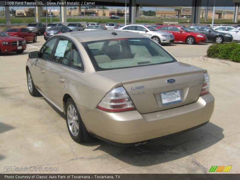 Dune Pearl Metallic / Camel 2008 Ford Taurus SEL