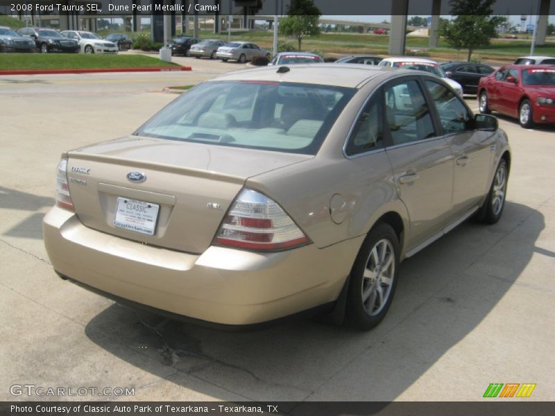 Dune Pearl Metallic / Camel 2008 Ford Taurus SEL