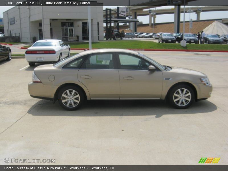 Dune Pearl Metallic / Camel 2008 Ford Taurus SEL