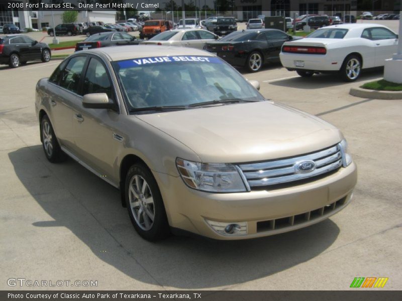 Dune Pearl Metallic / Camel 2008 Ford Taurus SEL