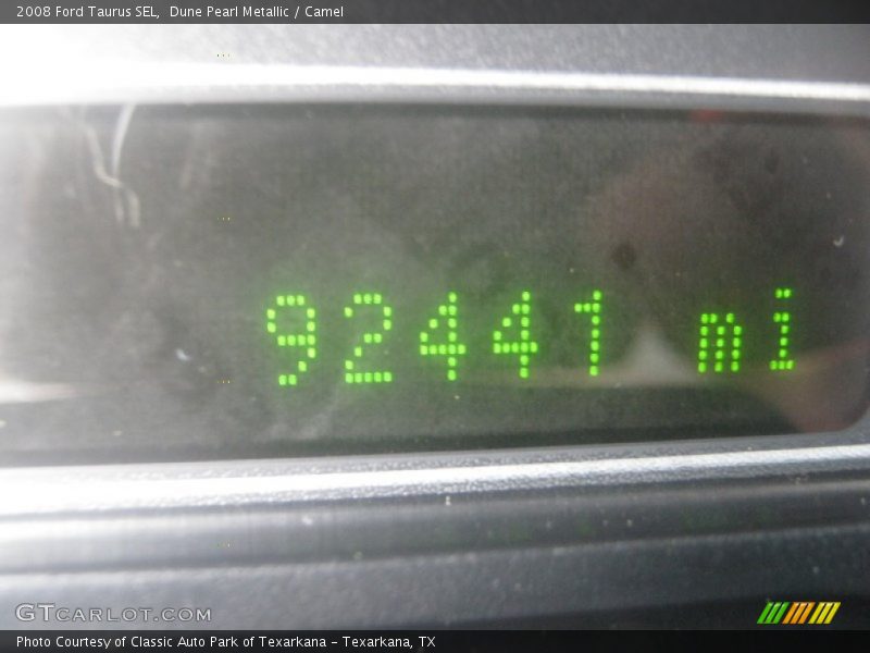 Dune Pearl Metallic / Camel 2008 Ford Taurus SEL