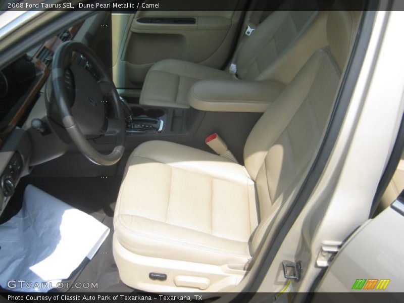 Dune Pearl Metallic / Camel 2008 Ford Taurus SEL