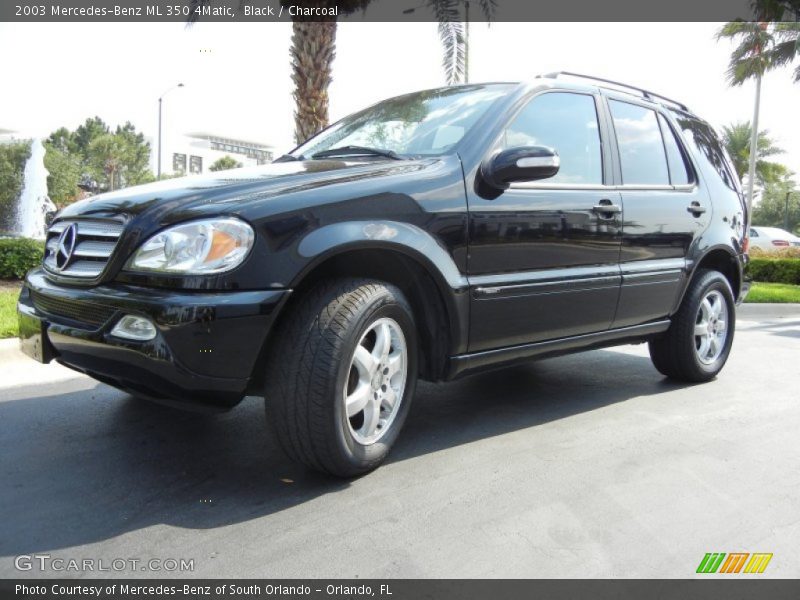 Black / Charcoal 2003 Mercedes-Benz ML 350 4Matic