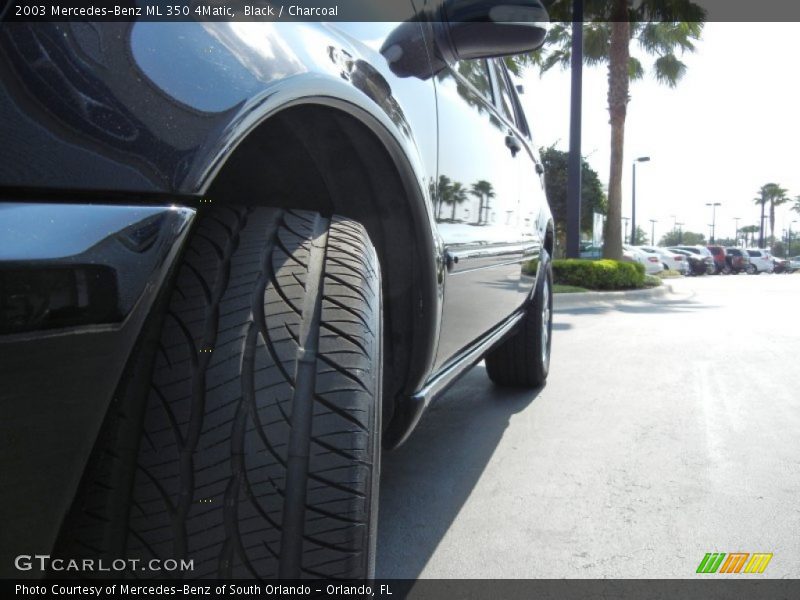 Black / Charcoal 2003 Mercedes-Benz ML 350 4Matic