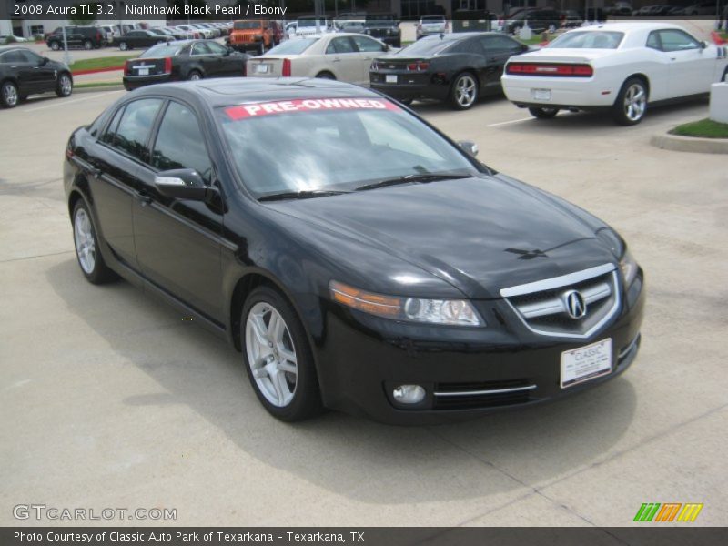 Nighthawk Black Pearl / Ebony 2008 Acura TL 3.2