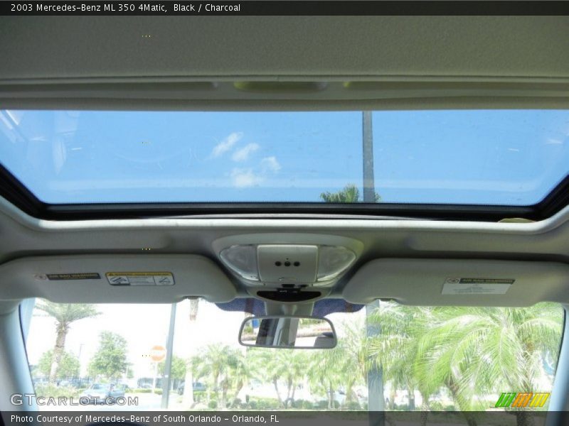 Black / Charcoal 2003 Mercedes-Benz ML 350 4Matic