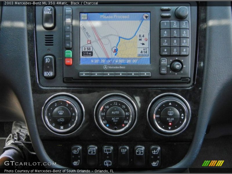 Black / Charcoal 2003 Mercedes-Benz ML 350 4Matic