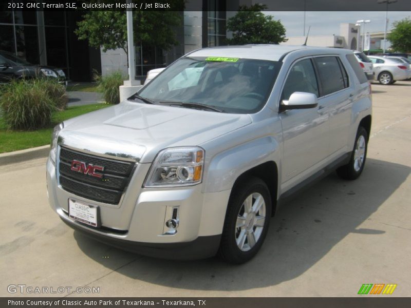 Quicksilver Metallic / Jet Black 2012 GMC Terrain SLE