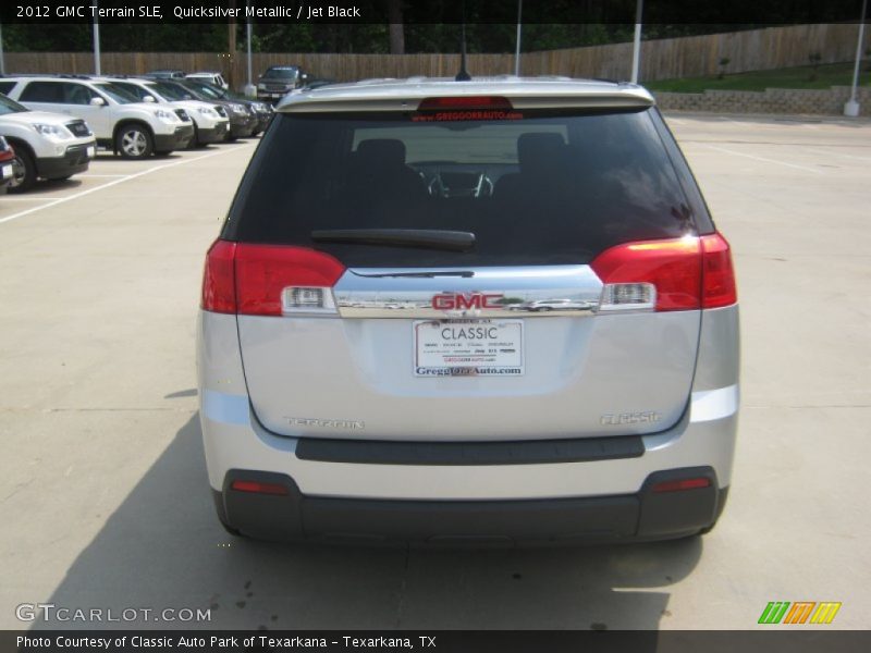 Quicksilver Metallic / Jet Black 2012 GMC Terrain SLE