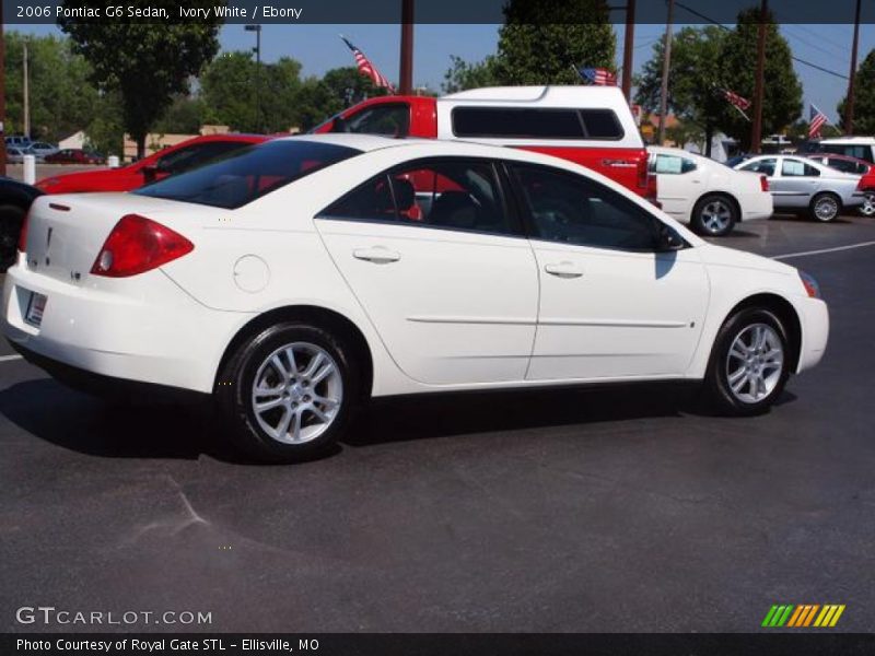 Ivory White / Ebony 2006 Pontiac G6 Sedan