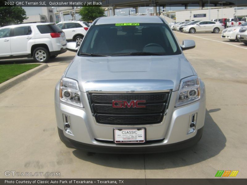 Quicksilver Metallic / Jet Black 2012 GMC Terrain SLE