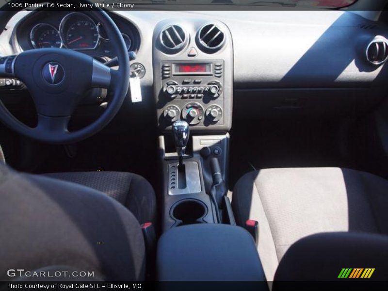 Ivory White / Ebony 2006 Pontiac G6 Sedan