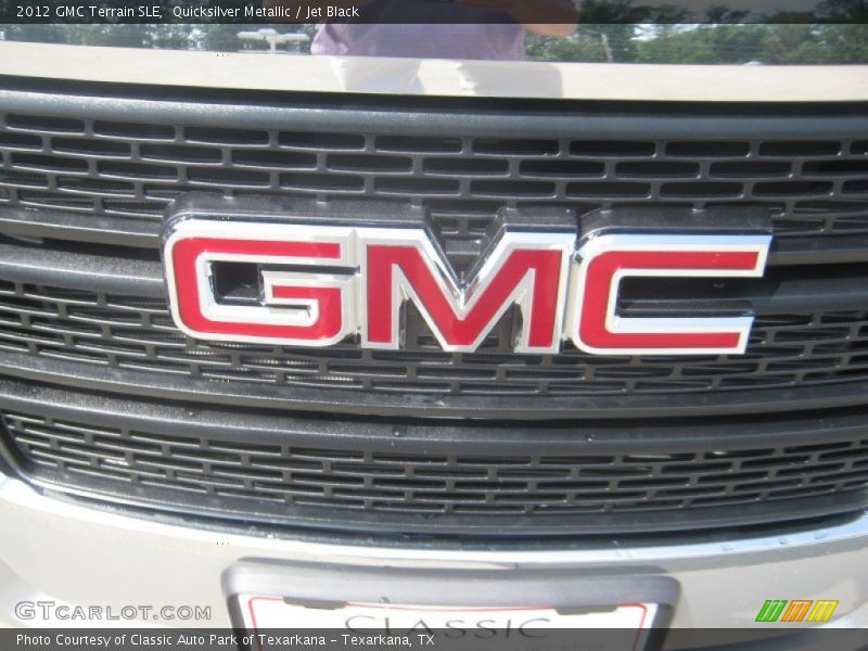 Quicksilver Metallic / Jet Black 2012 GMC Terrain SLE