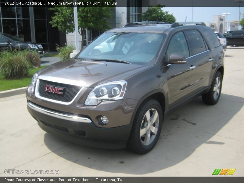 Medium Brown Metallic / Light Titanium 2012 GMC Acadia SLT