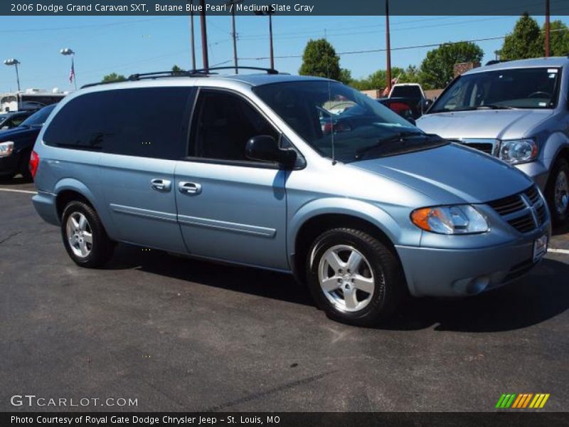 Butane Blue Pearl / Medium Slate Gray 2006 Dodge Grand Caravan SXT