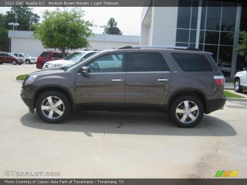 Medium Brown Metallic / Light Titanium 2012 GMC Acadia SLT