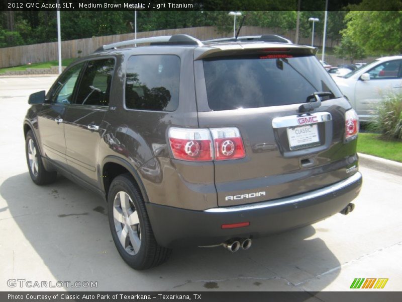 Medium Brown Metallic / Light Titanium 2012 GMC Acadia SLT