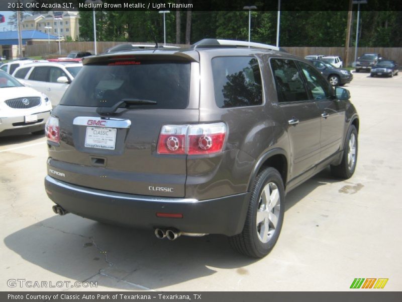 Medium Brown Metallic / Light Titanium 2012 GMC Acadia SLT