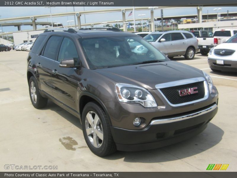 Medium Brown Metallic / Light Titanium 2012 GMC Acadia SLT