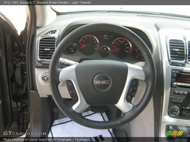 Medium Brown Metallic / Light Titanium 2012 GMC Acadia SLT