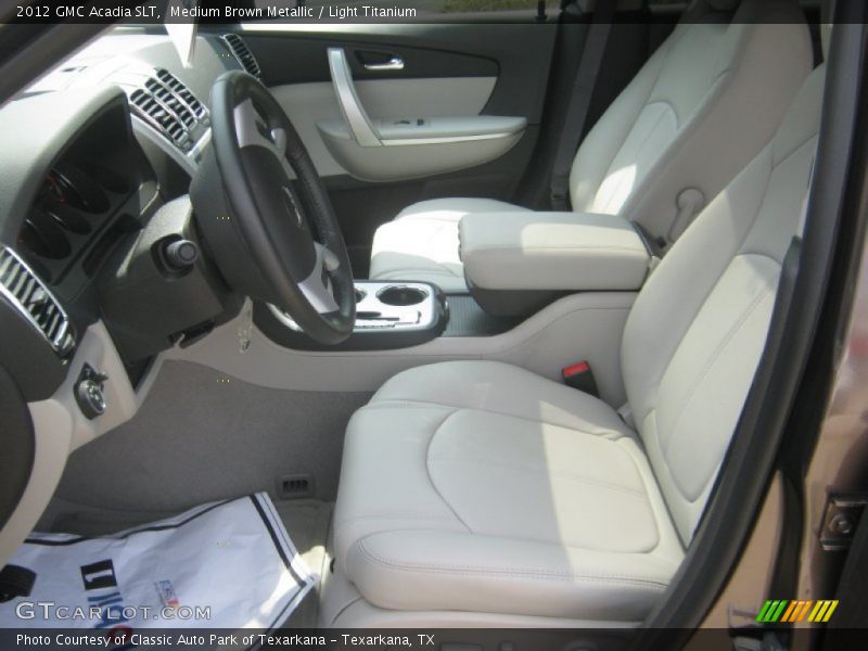 Medium Brown Metallic / Light Titanium 2012 GMC Acadia SLT