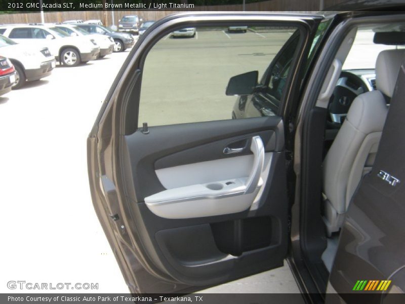 Medium Brown Metallic / Light Titanium 2012 GMC Acadia SLT
