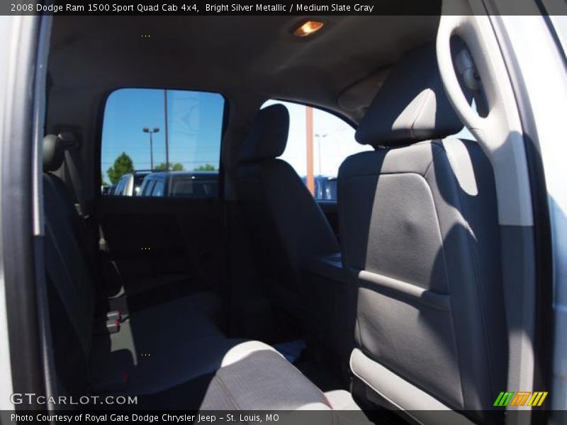 Bright Silver Metallic / Medium Slate Gray 2008 Dodge Ram 1500 Sport Quad Cab 4x4