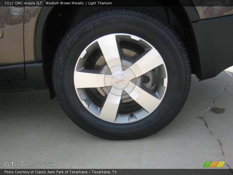 Medium Brown Metallic / Light Titanium 2012 GMC Acadia SLT