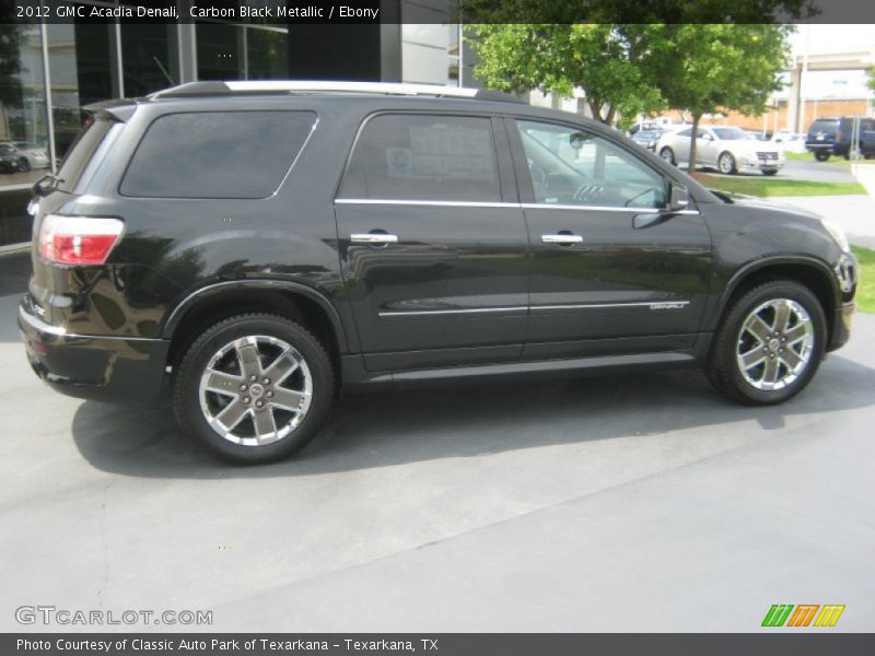 Carbon Black Metallic / Ebony 2012 GMC Acadia Denali