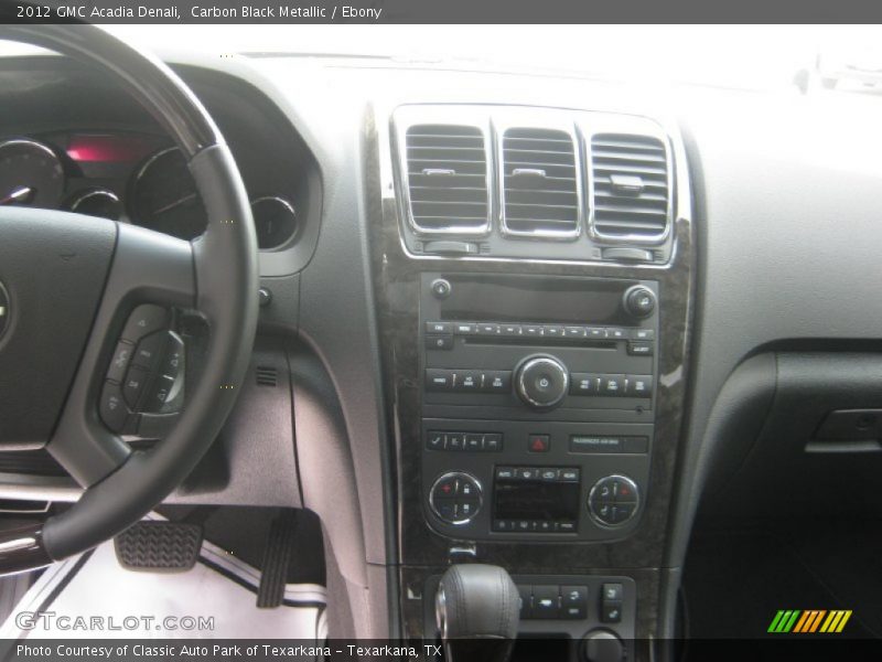 Carbon Black Metallic / Ebony 2012 GMC Acadia Denali