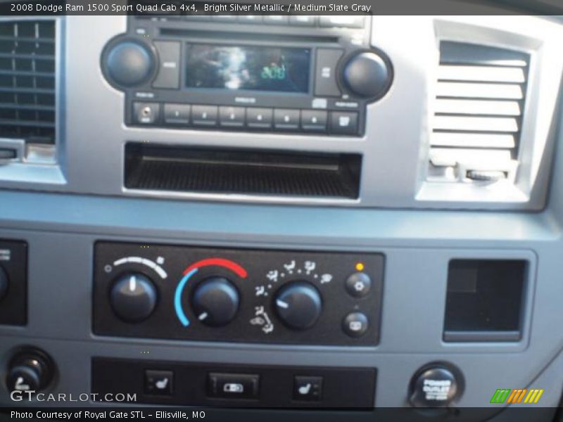 Bright Silver Metallic / Medium Slate Gray 2008 Dodge Ram 1500 Sport Quad Cab 4x4
