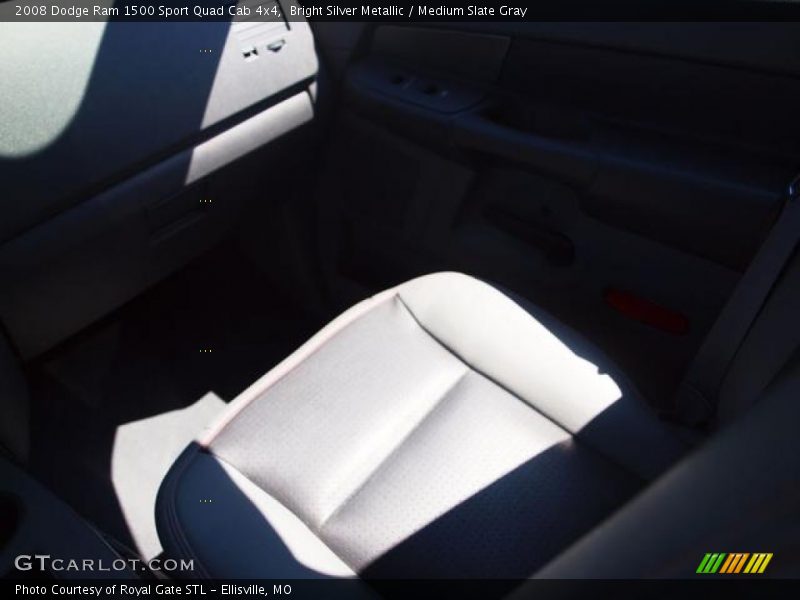 Bright Silver Metallic / Medium Slate Gray 2008 Dodge Ram 1500 Sport Quad Cab 4x4