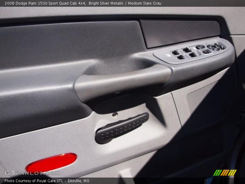 Bright Silver Metallic / Medium Slate Gray 2008 Dodge Ram 1500 Sport Quad Cab 4x4
