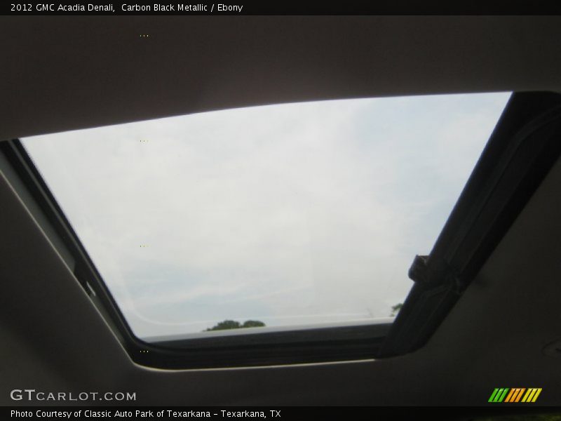 Carbon Black Metallic / Ebony 2012 GMC Acadia Denali