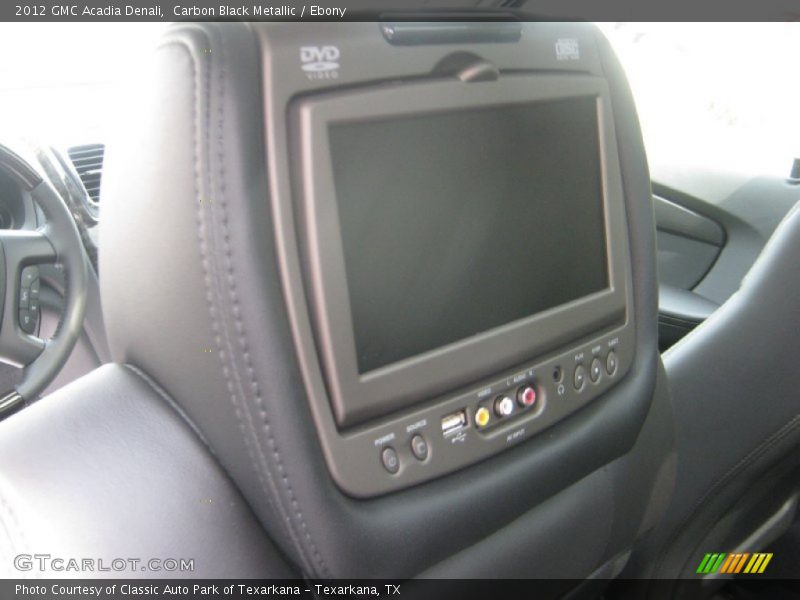 Carbon Black Metallic / Ebony 2012 GMC Acadia Denali